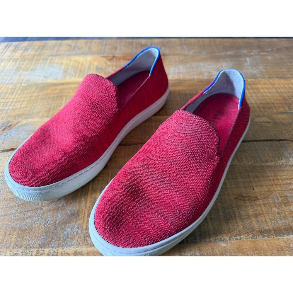 Rothy's The Original Slip-On Sneaker | Red | Sz 7 Recycled‎ Material Washable